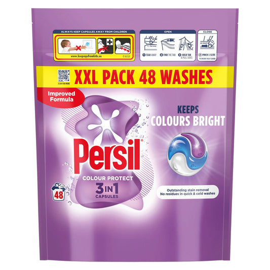 Lessive en capsules Persil Colour Protect 3 en 1, 48 lavages