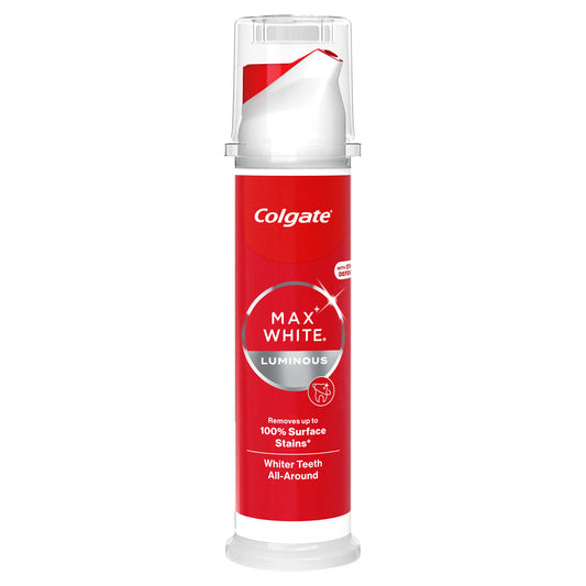 Colgate Max White Luminous Pump Toothpaste 100ml