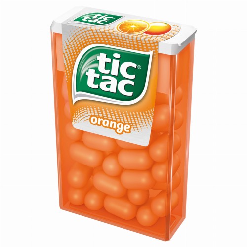 Tic Tac Orange Flavoured Sugar Coated Sweets 18g