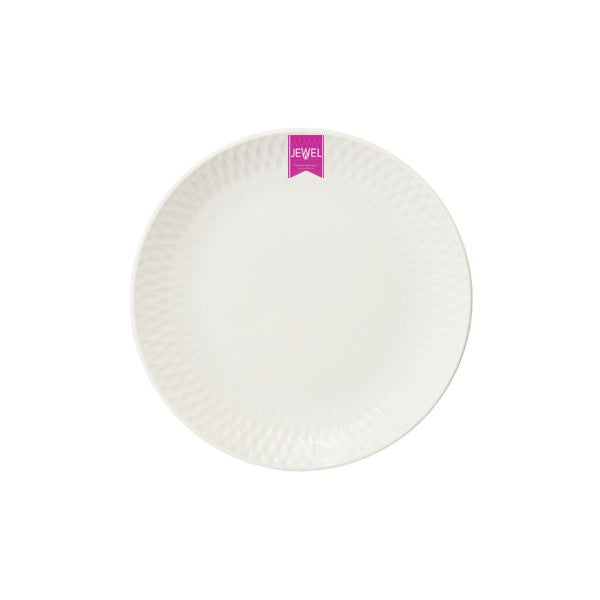 Dunlevy 9.5" Bfast/Salad Plate Jewel White Tableware