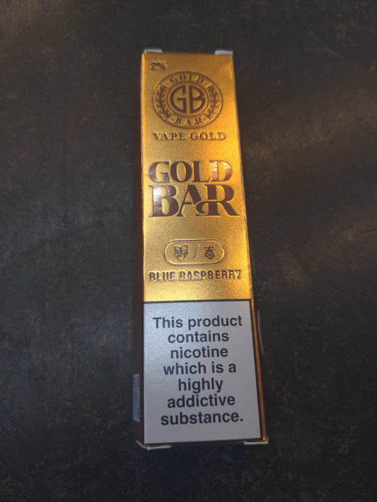 Gold Bar 600 Blue Raspberry