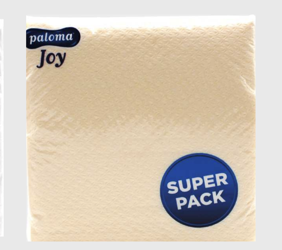 Paloma Napkin 100pk 1ply 30x30cm Ivory