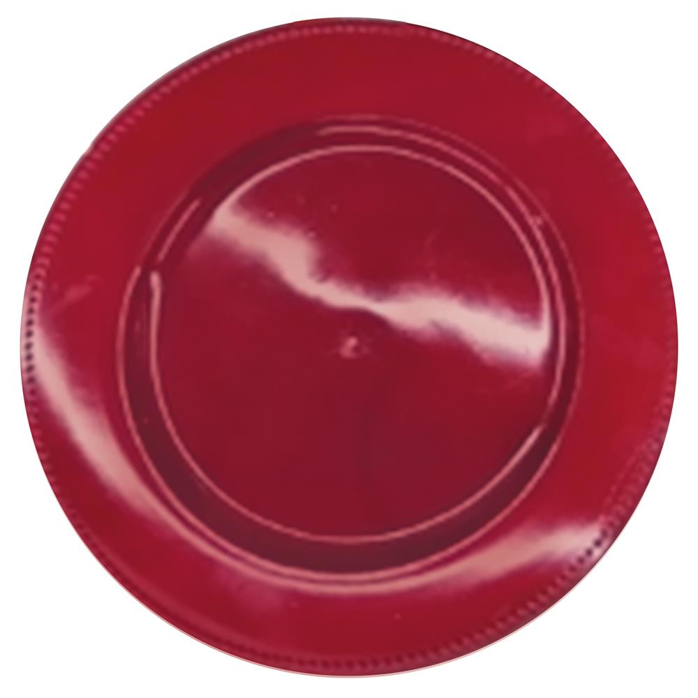 Assiette de présentation de Noël métallique 33 cm