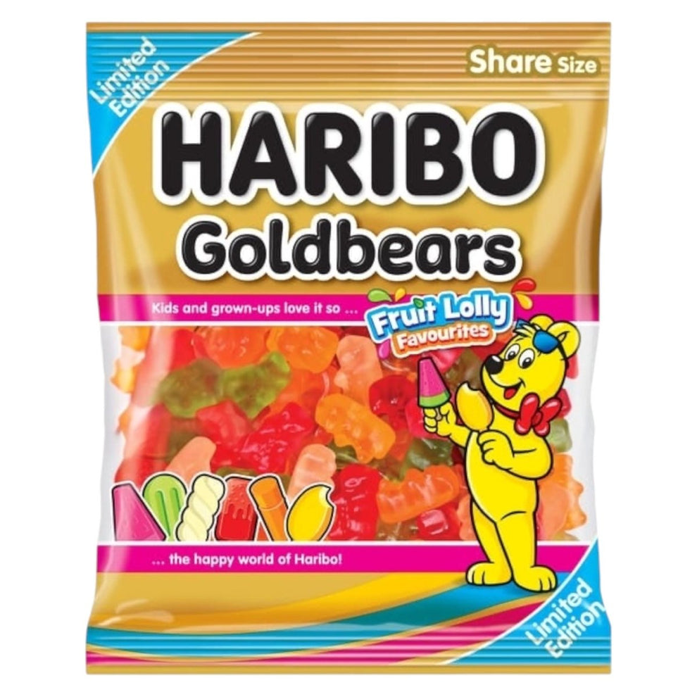 Haribo Goldbears Fruit Lolly Favourites Share Bag 140g
