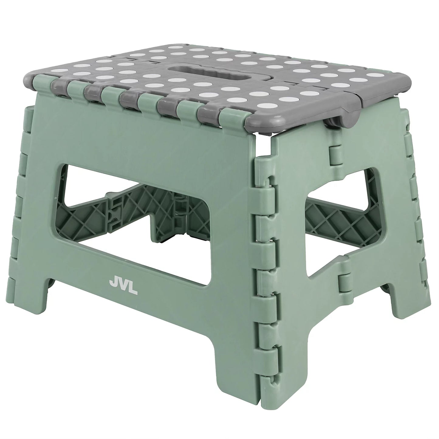JVL Practical Small Step Stool, Green