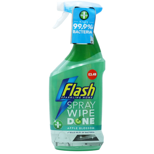 Flash Spray Wipe Done Apple Blossom Surface Cleaning Spray 800 ml