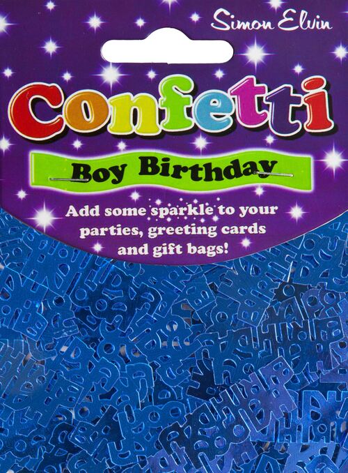 SIMON ELVIN BLUE HAPPY BIRTHDAY CONFETTI 14g