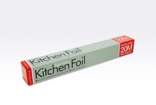 PAPIER ALUMINIUM DE CUISINE ESSENTIEL SUPER ÉCONOMIQUE 10µ 450MM X 20M