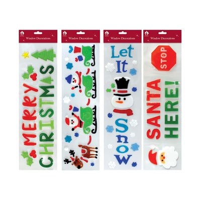 Gels de Noël décoratifs pour fenêtres