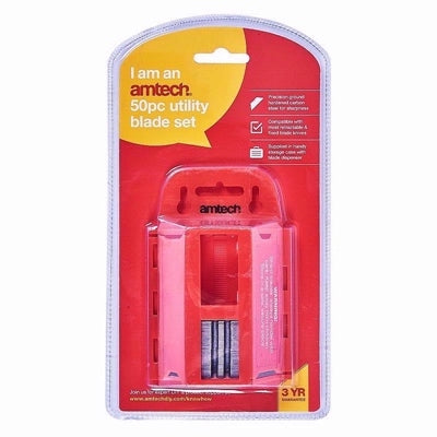 AMTECH LOT DE 50 LAMES DE CUTTER