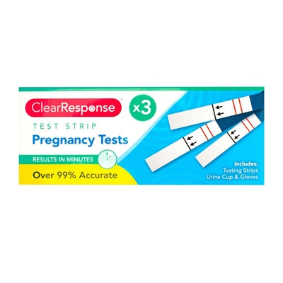 Clear Response Pregnancy Testing Kit 3pk
