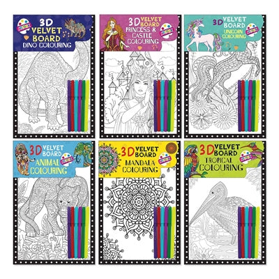 Artbox Velvet Poster Art Assorted