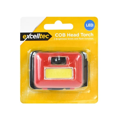 COB Head Torch with Strap