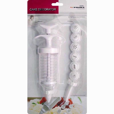 PRIMA 8 Tip Cake Icing Decorator with Tube