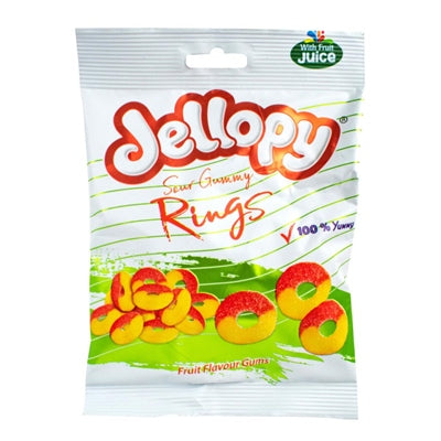 Anneaux Gélifiés Acidulés Jellopy 160g