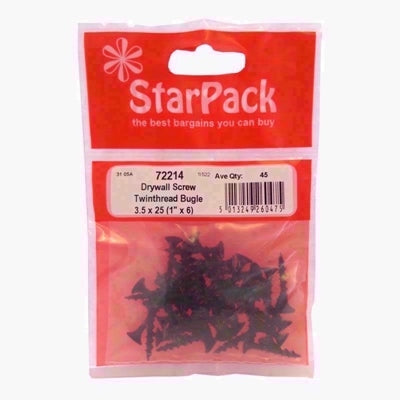 STARPACK VIS POUR PLAQUES DE PLÂTRE 3,5 X25