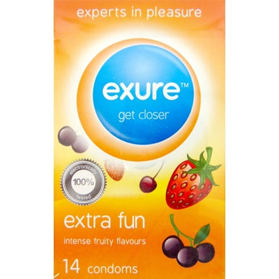 Préservatifs parfumés Exsure, paquet de 14