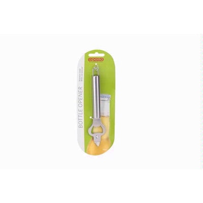 Ouvre-bouteille en acier inoxydable Apollo avec perce-boîte