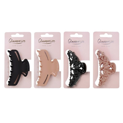 Ladies Assorted Hair Claws 1pk