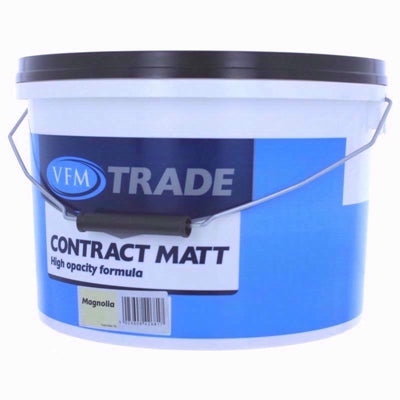 VFM TRADE CONT MATT PAINT WHT 10L