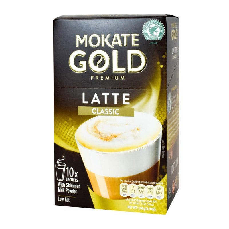 Mokate Gold Premium Coffee Latte 10pk 50g