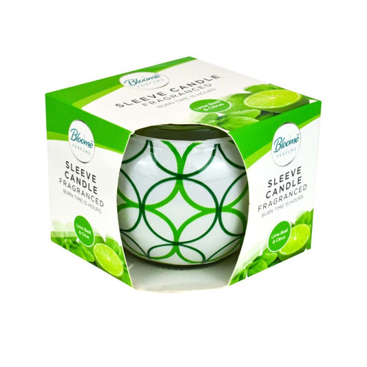 Bougie fourreau 85g Citron Vert, Basilic et Agrumes