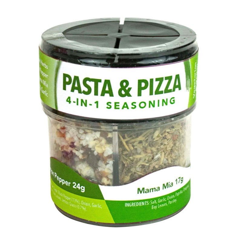 Mélange 4 en 1 d'assaisonnements pour Pâtes et Pizzas 76g