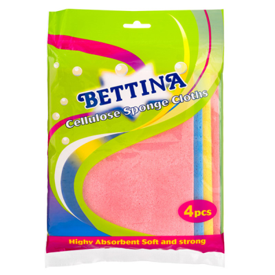Éponges en cellulose Bettina (Paquet de 3)