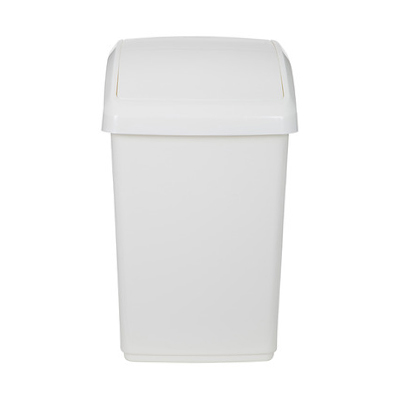 Whitefurze Swing 10 Litre Bin Cream