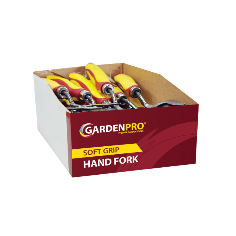 GARDEN PRO DELUXE SOFT-GRIP HAND FORK