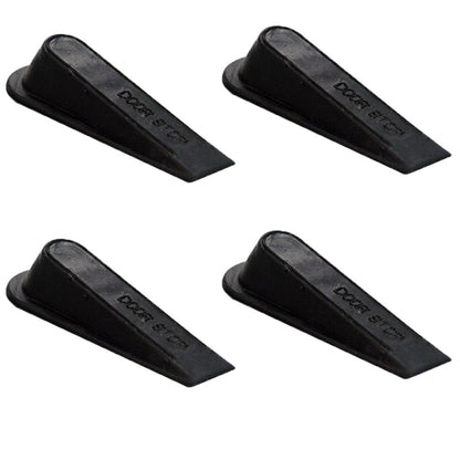 LOT DE 4 CALES DE PORTE EN CAOUTCHOUC