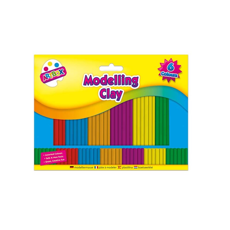 Petite argile à modeler (6 pains)