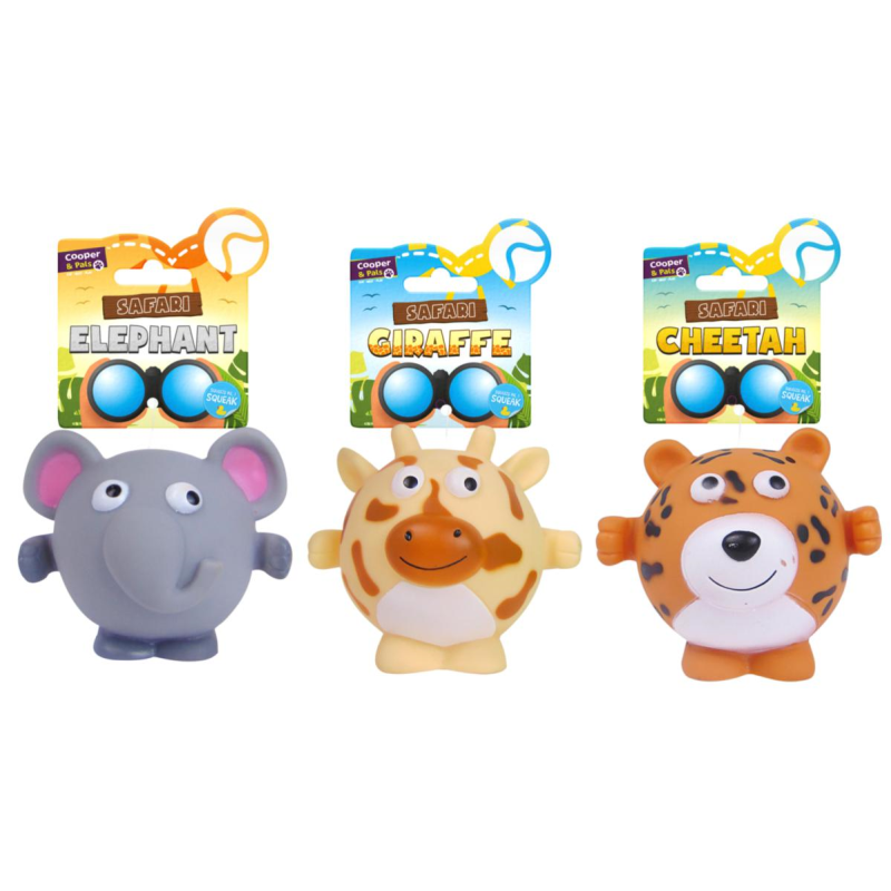 Jouets couineurs Safari pour chiens