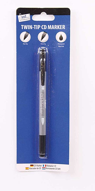 Stylo Marqueur CD/DVD Double Pointe