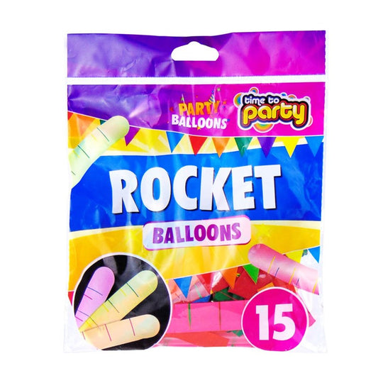 Rocket Balloons 15pk