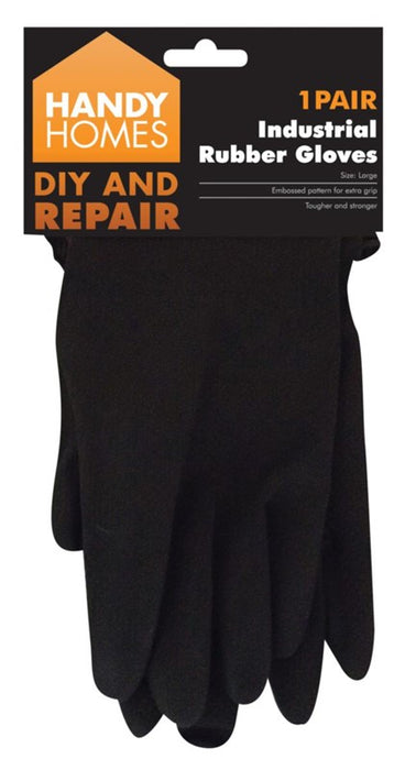 Large Industrial Rubber Gloves 1 Pair