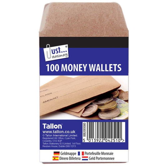 80 Money Wallets 70 x 105mm