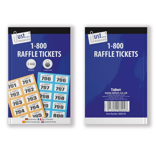 Tickets de vestiaire 1 - 800