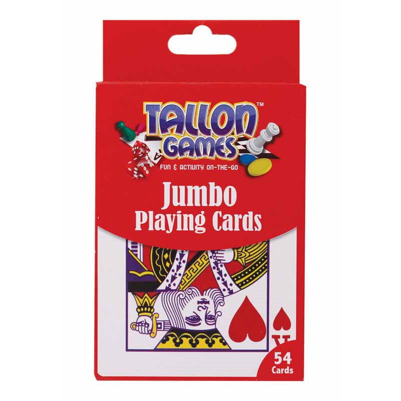 Jumbo Playing Cards 85 x 123mm 286gsm