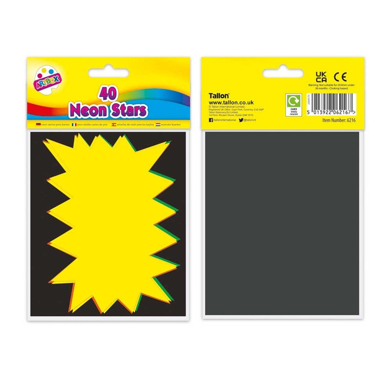 40 Flashs Fluorescents 15 x 10 cm