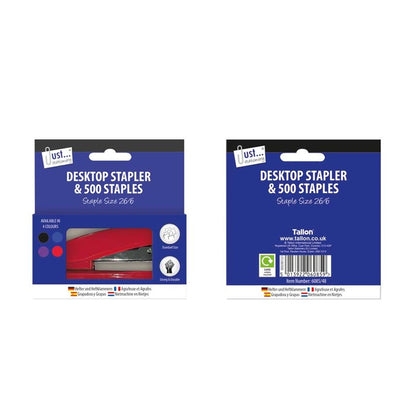 Agrafeuse avec 500 agrafes n° 26/6