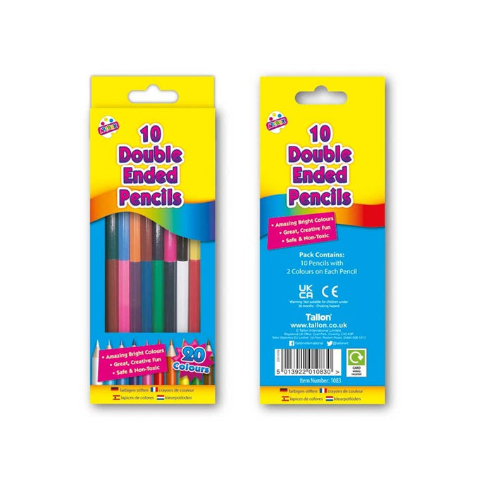 10 Double Ended Colouring Pencils