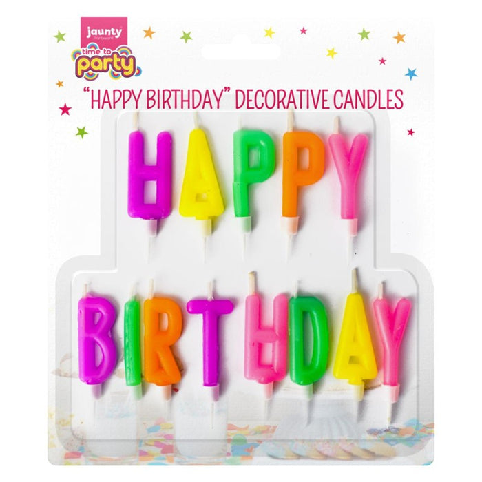 Happy Birthday Cake Decorations 1pk