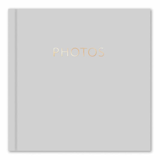 Photo Album-200 Pckt 6x4 Memo section - Plain