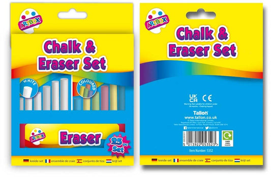 25 Piece Fun Chalk Set