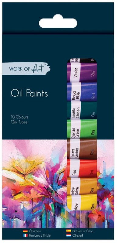 Oil Paints 10 x 12 ml tubes
