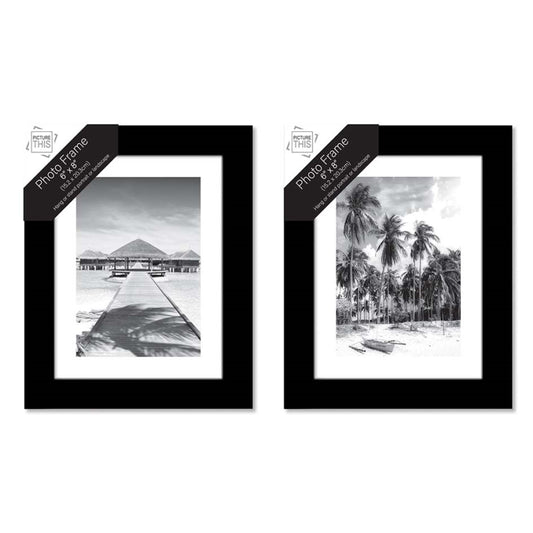 Basic Black 6" X 8" Photo Frame