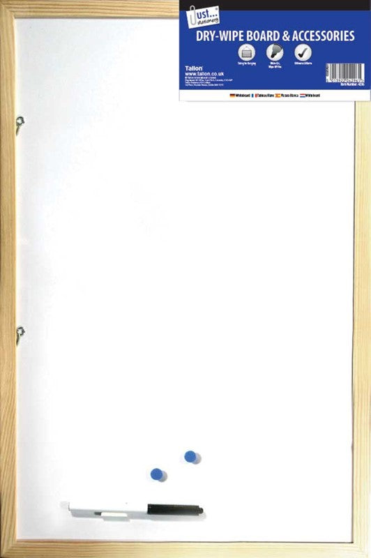 Tableau blanc effaçable en pin 800 x 600 mm
