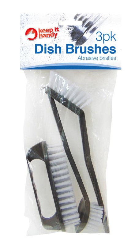 Brosses à vaisselle assorties – paquet de 3
