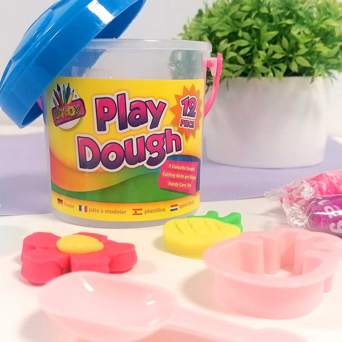 12 Piece Play Dough Tub